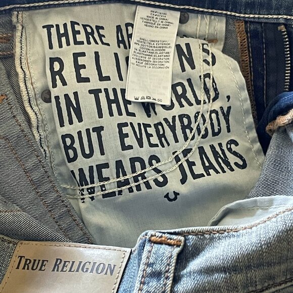 True Religion Women’s Jeans – Size 31 • Y2K Collector • Distressed Skinny Fit - Picture 8 of 8